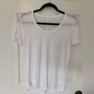 A New Day, White Scoop Neck Tee, Size X-Small
